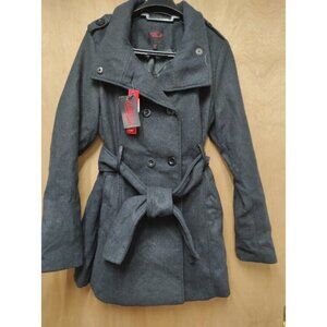 Yoki grey trench coat size L